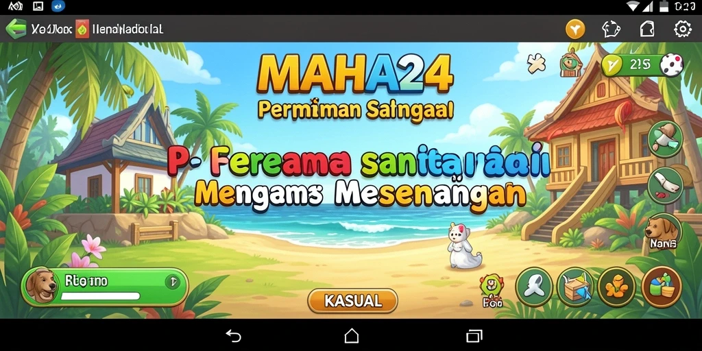 Tampilan permainan MAHA24 yang memukau dan ramah pengguna.