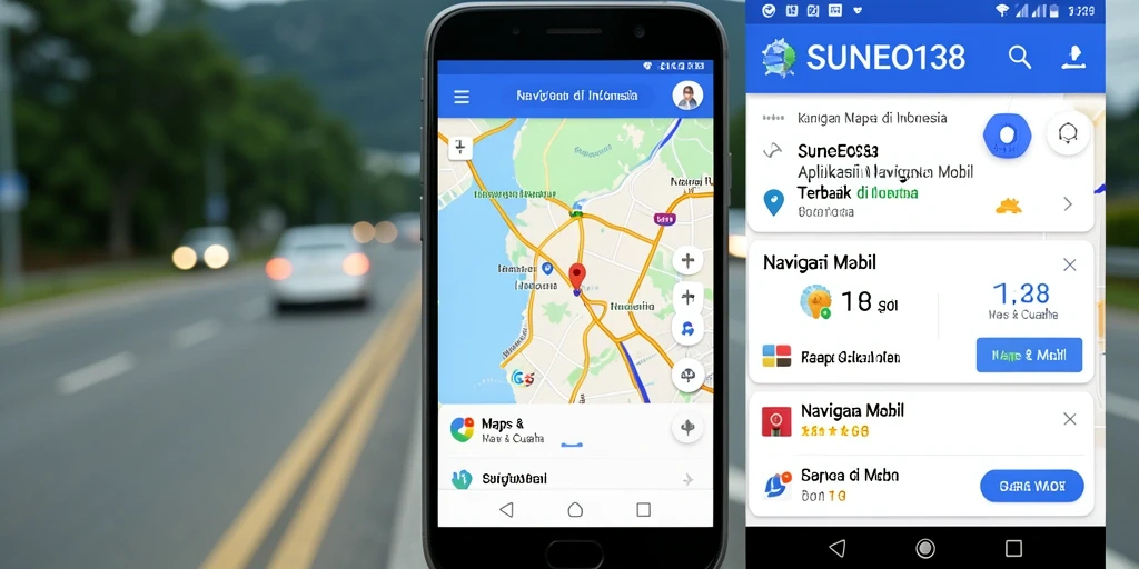 Tampilan antarmuka SUNEO138 yang bersih dan fungsional dalam Navigasi Mobil.